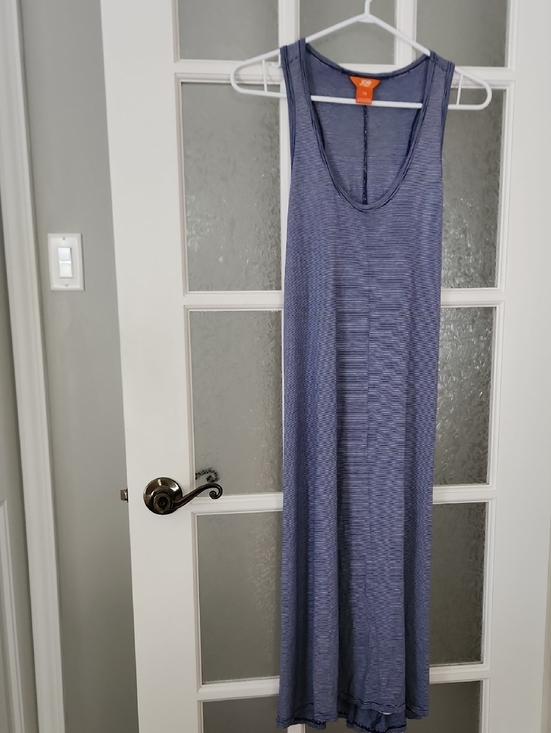 Joe Fresh Dresses & Skirts - 2 for 25***Joe Fresh Navy & White Striped Sleeveless Maxi Dress